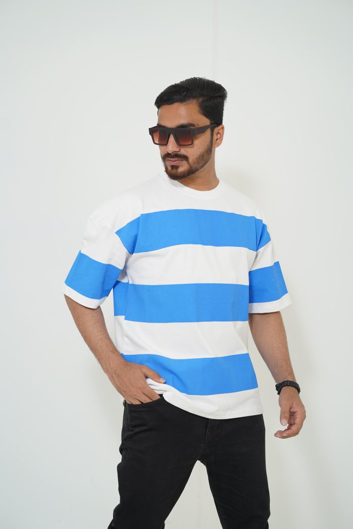 Drop Shoulder T-Shirt (Blue)