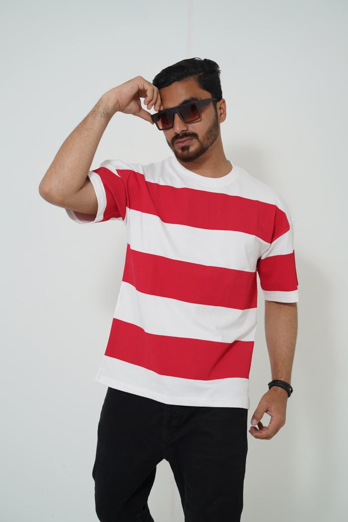 Drop Shoulder T-Shirt (Red)