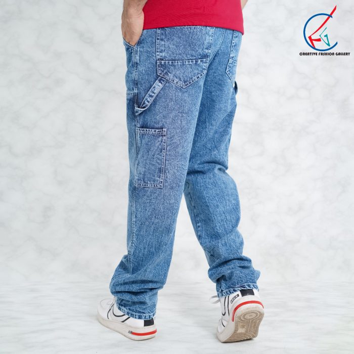 Baggy Denim Pant(Blue)(BP05) - Image 4